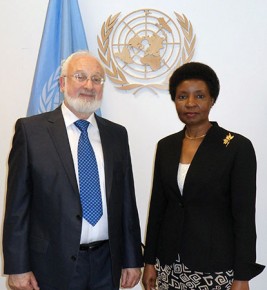 Möte med dr Asha-Rose Migiro, FN:s biträdande generalsekreterare.