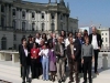 Michael Laitman (in center) joins a photo op while attending a meeting of the World Wisdom Council