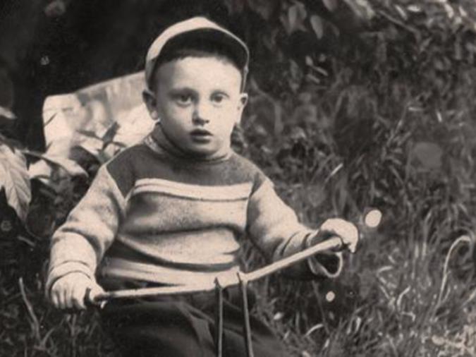 Michael Laitman da bambino a Vitebsk, Bielorussia.