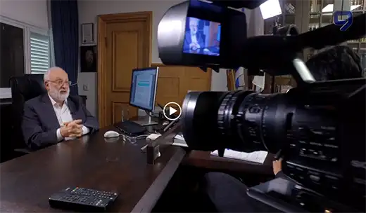 Михаэль Лайтман на 9 канале израильского телевидения