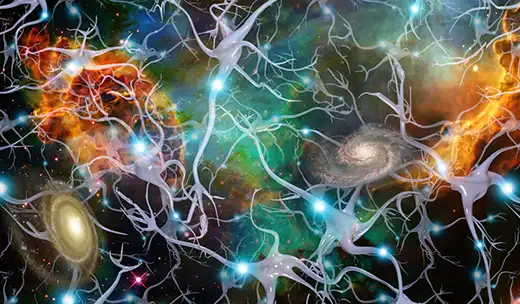 нейронная сеть мозга и вселенная