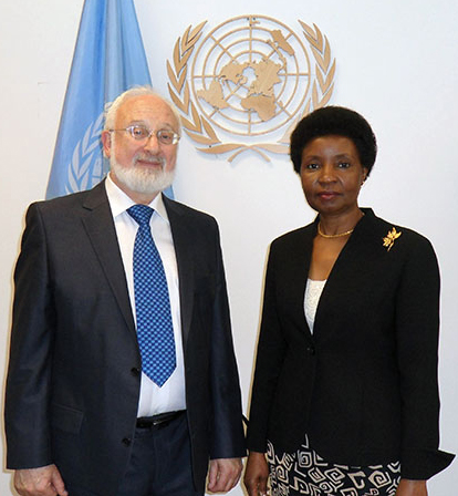 Meeting with Dr. Asha-Rose Migiro, Deputy Secretary General of the United Nations.